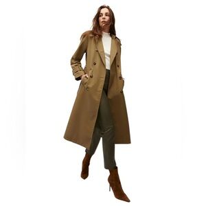 VERONICA BEARD ✨NWT✨ Conneley Dickey Trench Coat in Moss, XS